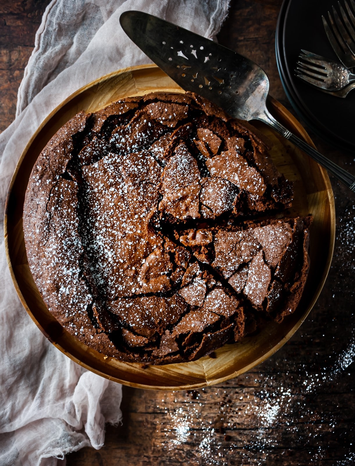 Chocolate olive oil cake
