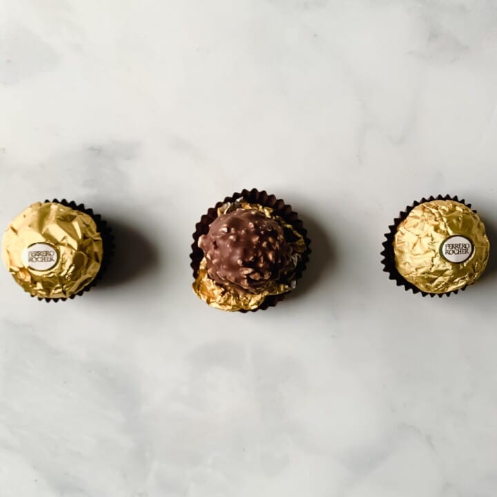 Ferrero rocher cake (chocolate hazelnut cake)