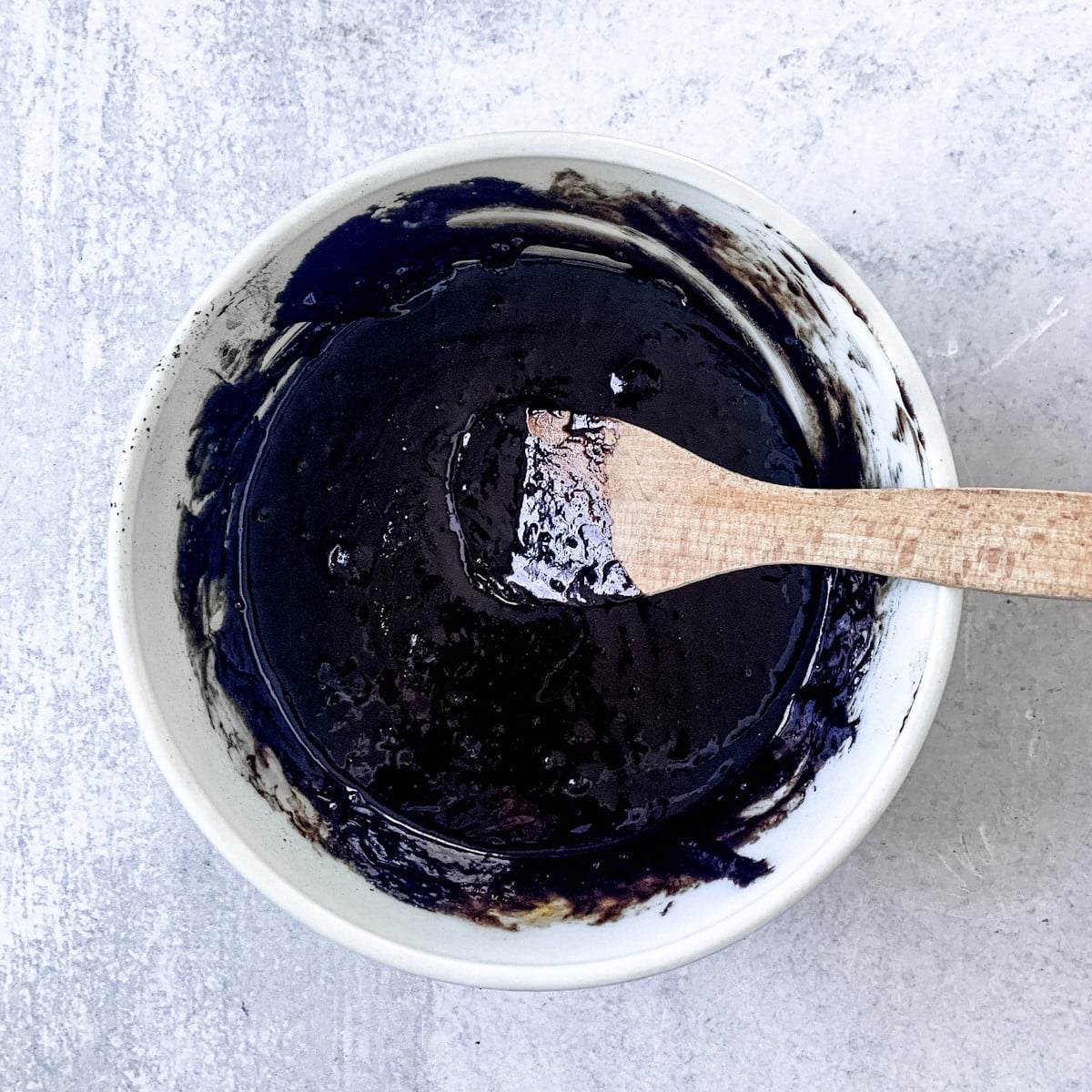 brownie batter in a bowl