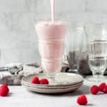 Raspberry Ripple Milkshake Raspberry milkshake